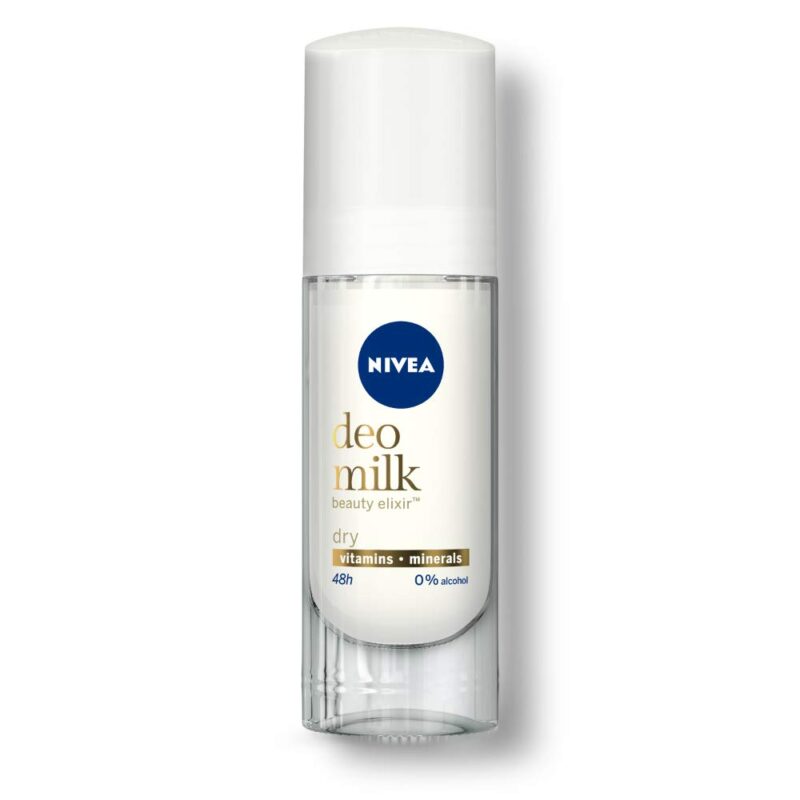 NIVEA DEO MILK SENSITIVE DEODORANT ROLL-ON EACH 40ML Pack of 2 Deodorant Roll-on For Women (100 ml, Pack of 2)