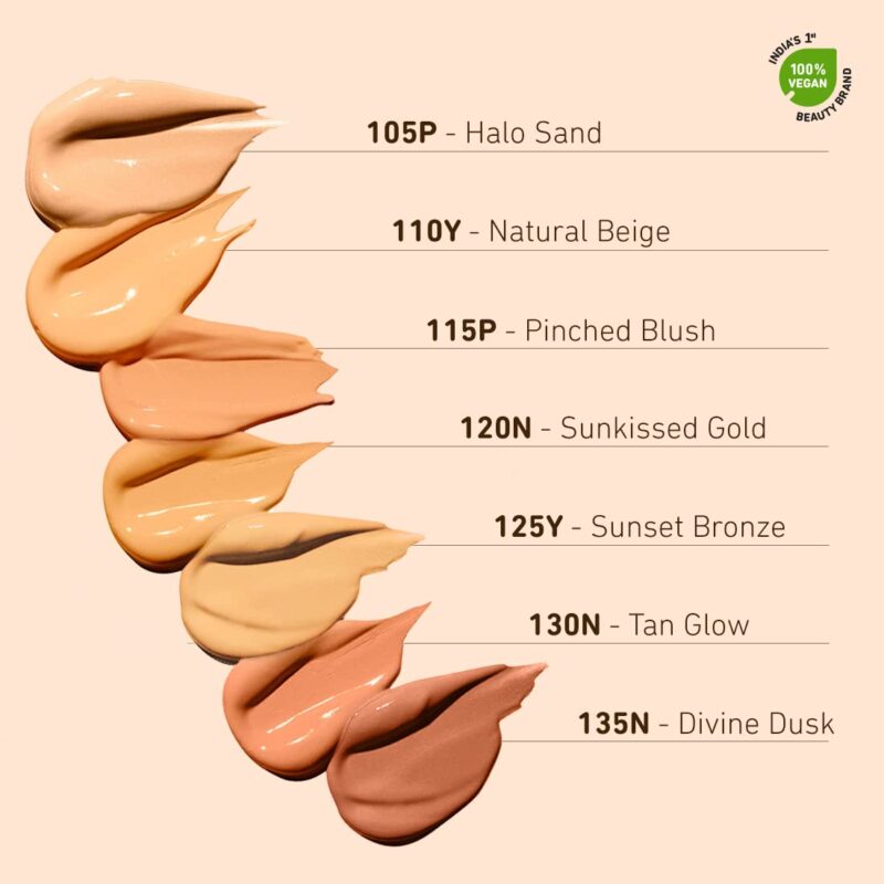 Plum Soft Blend Weightless Foundation | With Hyaluronic Acid | Matte Finish | Super Hydrating | 100% Vegan & Cruelty-Free | Halo Sand - 105P - Image 6