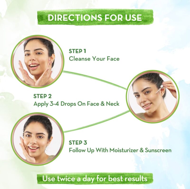 Mamaearth Leaves Of Clarity Essence Face Serum For Acne Prone With Neem & Salicylic Acid For Clear Skin, 30ml - Image 3