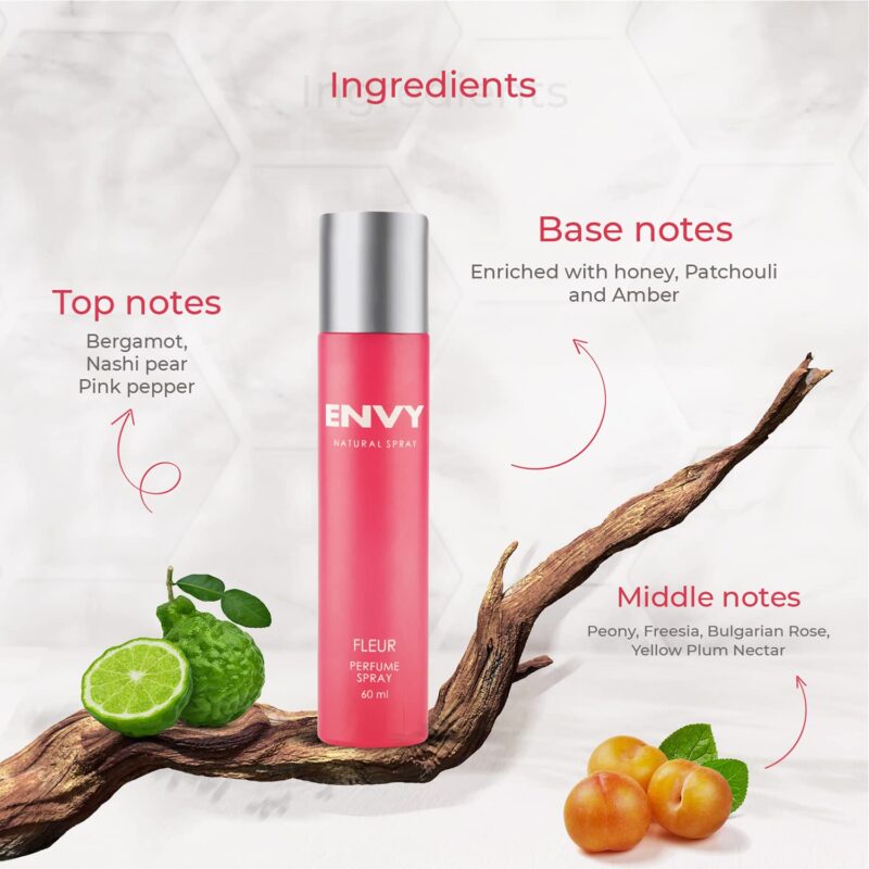 ENVY Fluer Perfume For Women - 60 ML|Premium & Long Lasting Perfume| Eau de Parfum - Image 6