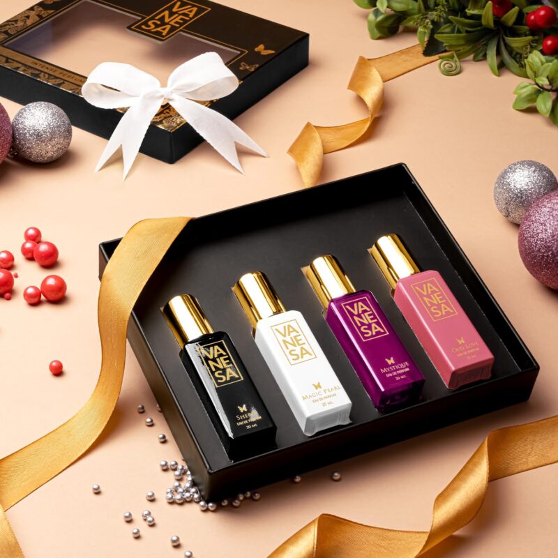 VANESA Women Intense Luxury Perfume Gift Set (20ML*4)| Strong & Long Lasting | Eau De Parfum - 80ML - Image 7