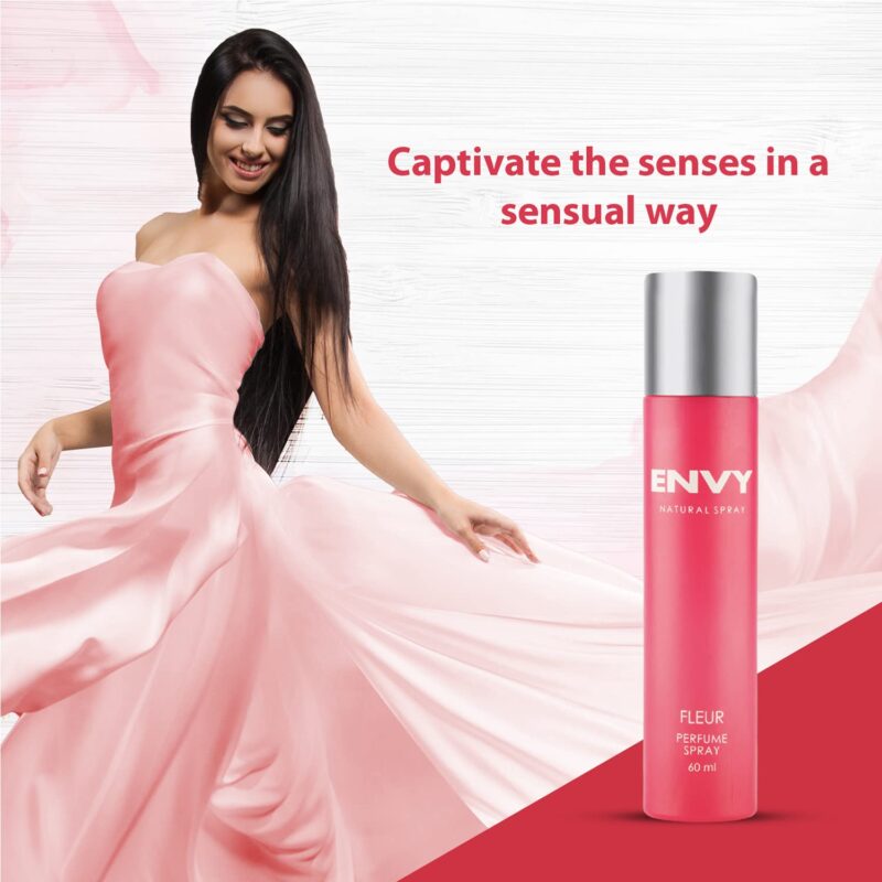 ENVY Fluer Perfume For Women - 60 ML|Premium & Long Lasting Perfume| Eau de Parfum - Image 3