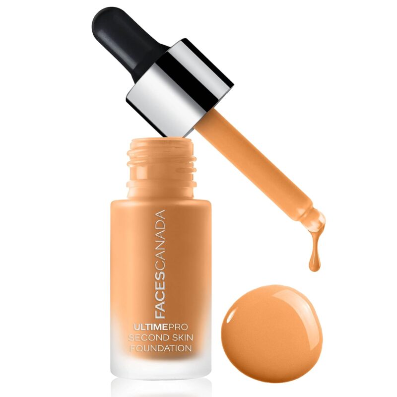 FACESCANADA Ultime Pro Second Skin Foundation - Absolute Ivory 012, 15ml | Lightweight Anti-Ageing Serum Foundation | 3X Lighter | Natural Matte Finish | Medium To High Coverage | SPF 15 | Non-Oily