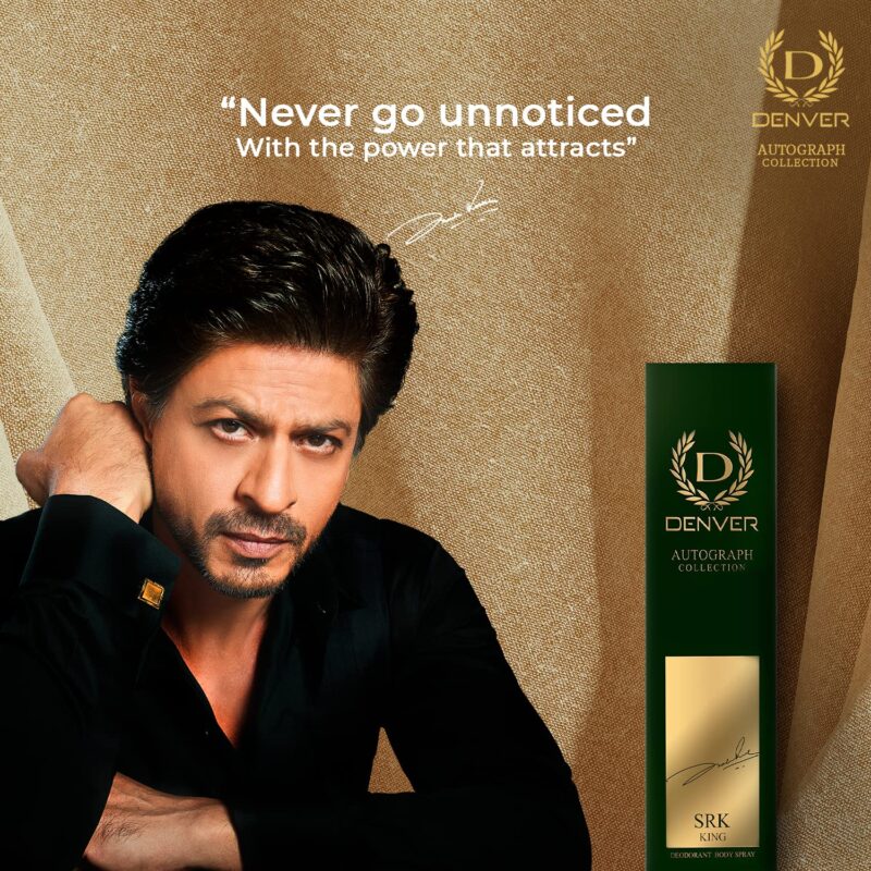 DENVER SRK King Deodorant Autograph Collection - (140ML) | Long Lasting Luxury Deo Spray - For Men - Image 5