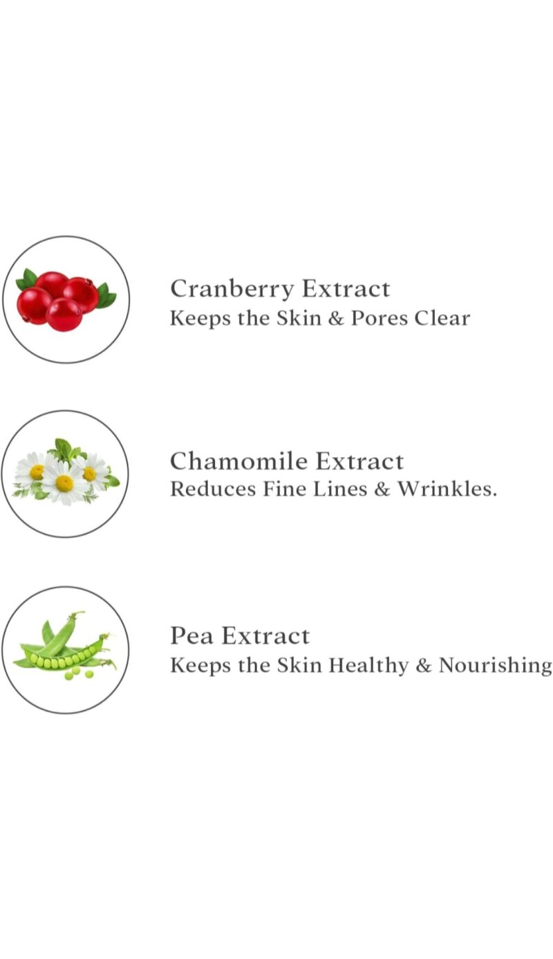 + Cranberry D-TAN Face Pack with Natural Extracts for Instant Tan Removal & Glowing Skin - Ideal for Oily Skin (300g) | Detan Mask for Tan Removal for Face and Body - Image 4