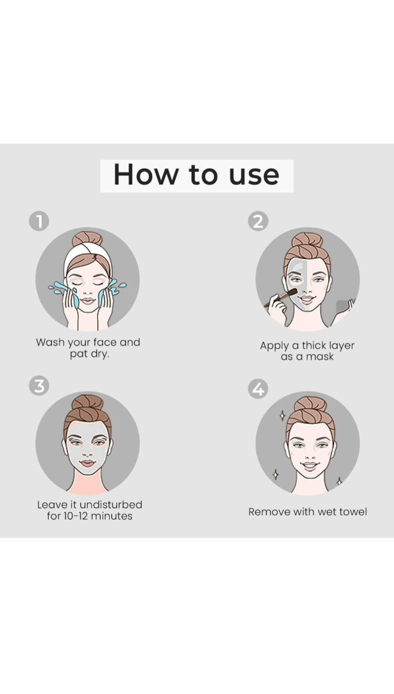 O3+ D-TAN Professional Face Pack for Instant Tan Removal & Glowing Skin with Lactic Acid, Pea Extract & Mint Extract - Ideal for All Skin Types 50g | Detan Pack for Tan Removal for Face and Body - Image 5
