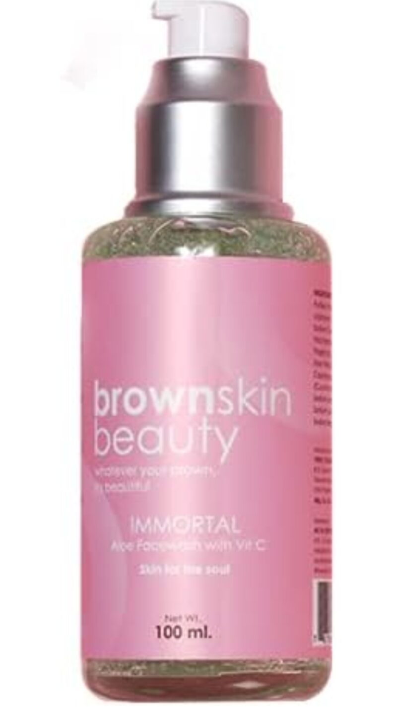 BrownSkin Beauty Immortal Facewash with Aloe Vera & Vit. C - Image 2