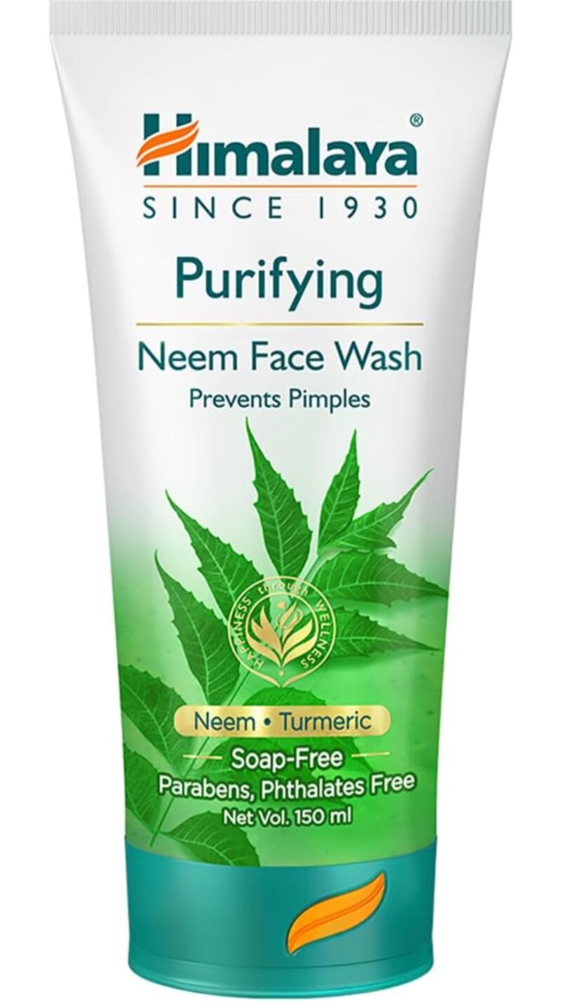 Himalaya Purifying Neem Face Wash|Clinically proven to fight against acne and pimples|Gently cleanses|100% naturally derived Neem|Works from 1st wash|For both men and women|150 ml