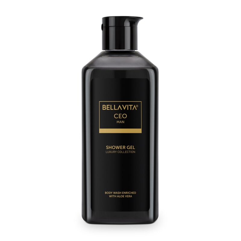 Bella Vita Luxury CEO Shower Gel for Men, Long-Lasting Fragrance Body Wash with Aloe Vera, 500ml | Premium Daily Use Shower Gel for All Skin Types