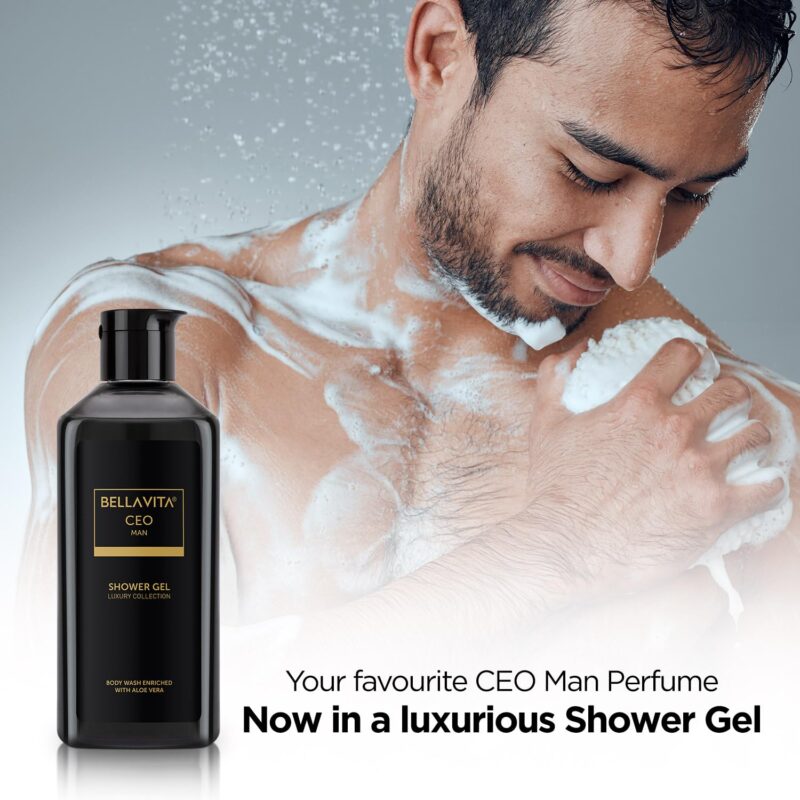 Bella Vita Luxury Shower Gel Combo – CEO for Men & DATE for Women | Body Wash with Aloe Vera, Long-Lasting Fragrance, 500ml Each (Pack of 2) - Image 4