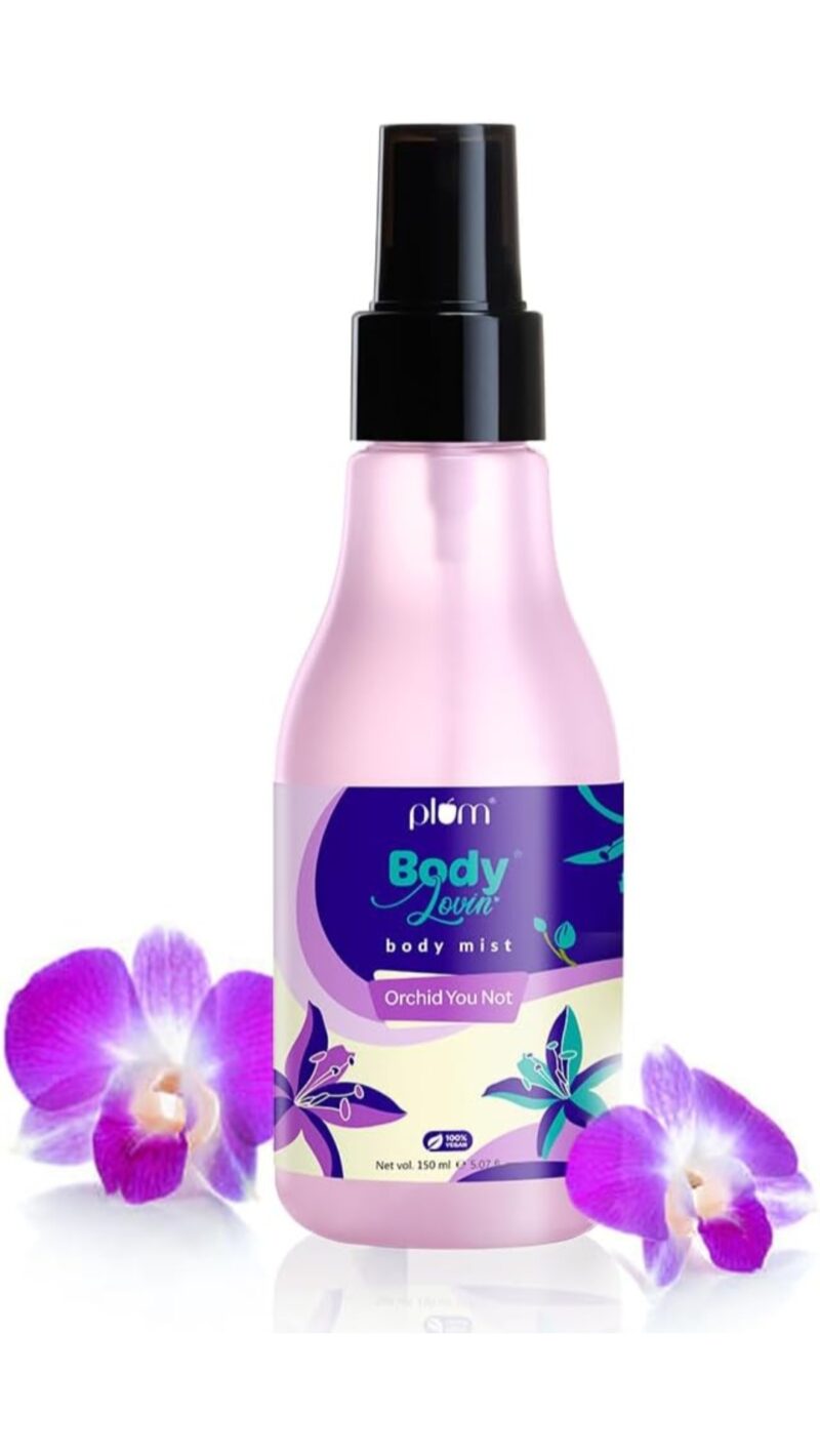 Plum BodyLovin' Body Mist – Orchid You Not | Long-Lasting Floral Fragrance with Refreshing Notes | Travel-Friendly Perfume Spray for Women – 150 ml