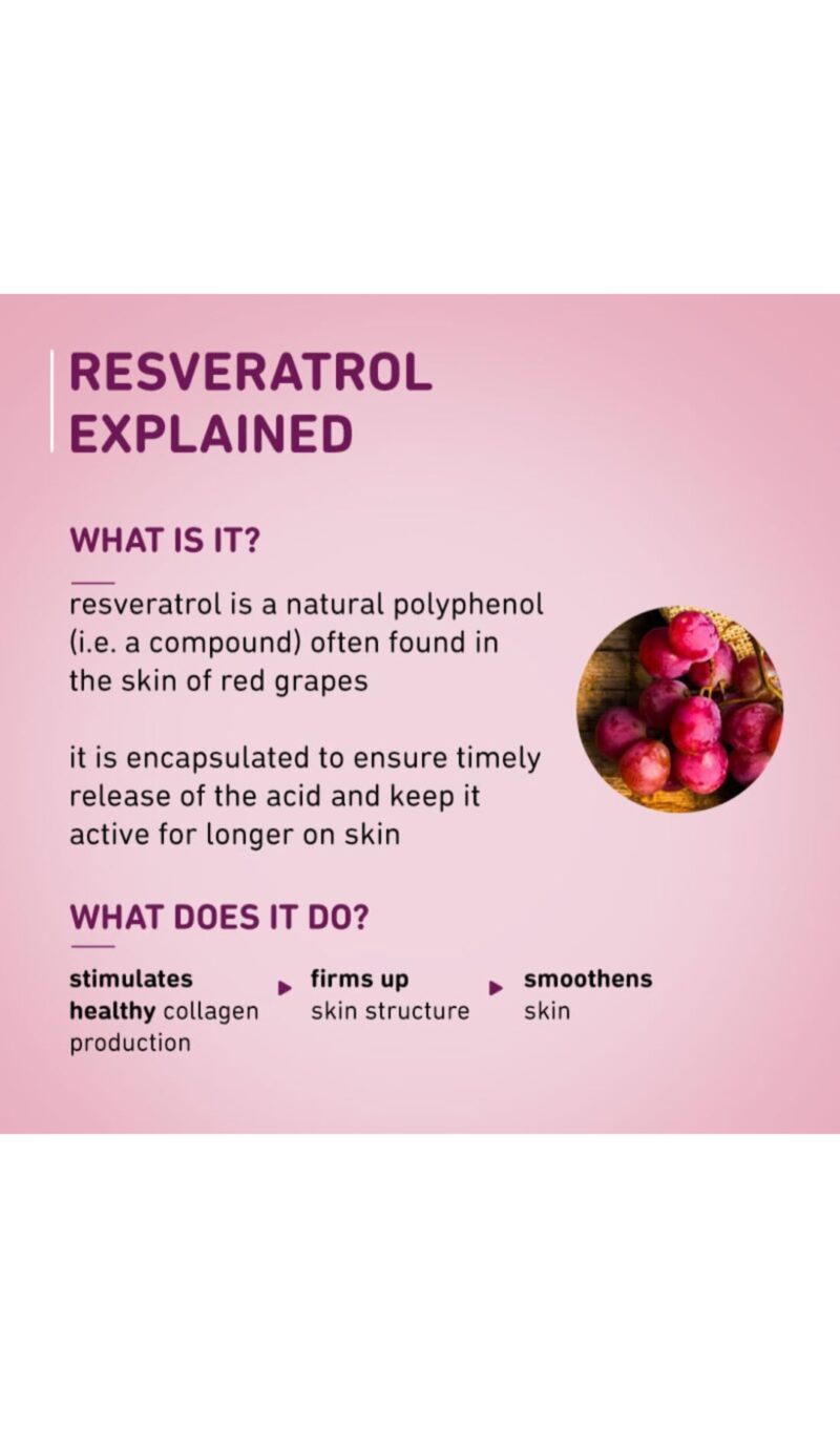 Plum 1% Encapsulated Resveratrol & 7.5% Vitamin C Face Serum | Fights Signs of Ageing | Boosts Collagen Production | Enhances Glow | Lightweight & Quick-absorbing | 100% Vegan | 30 ml - Image 5