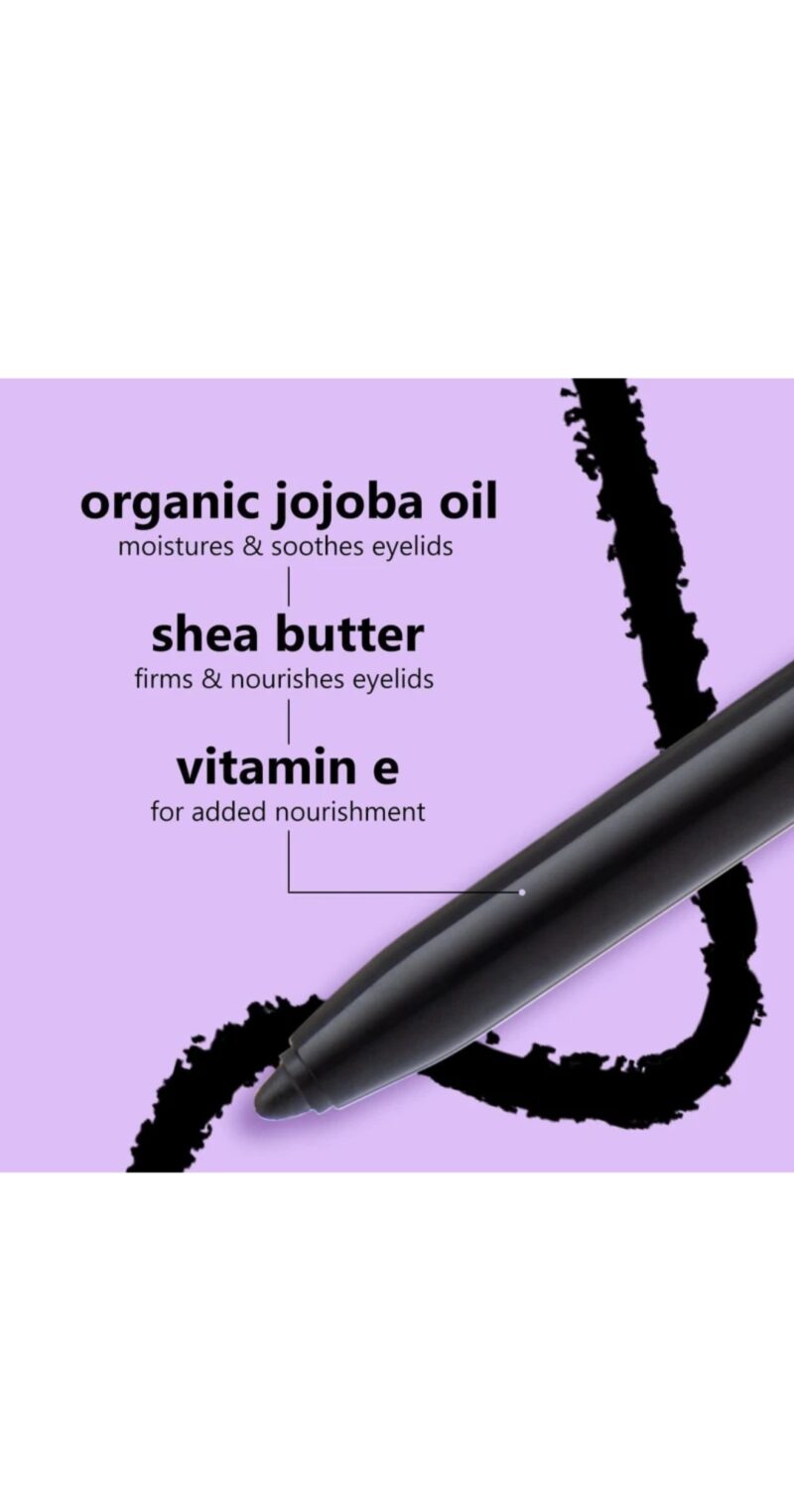 Plum Eye-Swear-By Kohl Kajal - Deep Black | Smudge-Proof | Water-Proof (Deep Black, 0.7 g) - Image 3