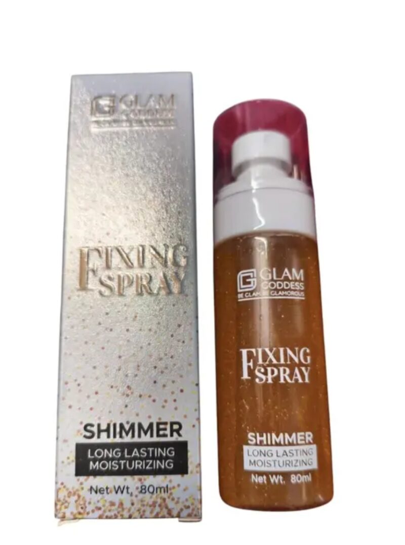 Glam Goddess Shimmer Fixing Spray – Long Lasting & Moisturizing, 80ml
