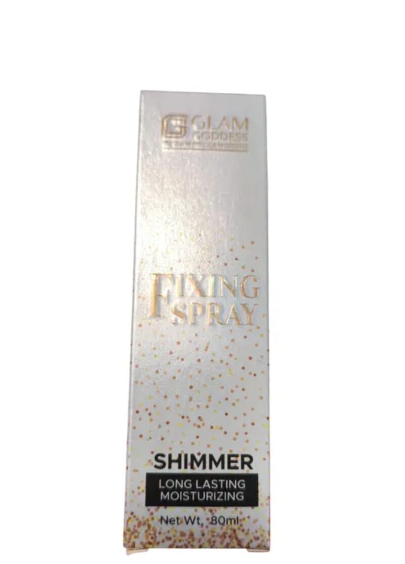 Glam Goddess Shimmer Fixing Spray – Long Lasting & Moisturizing, 80ml - Image 2