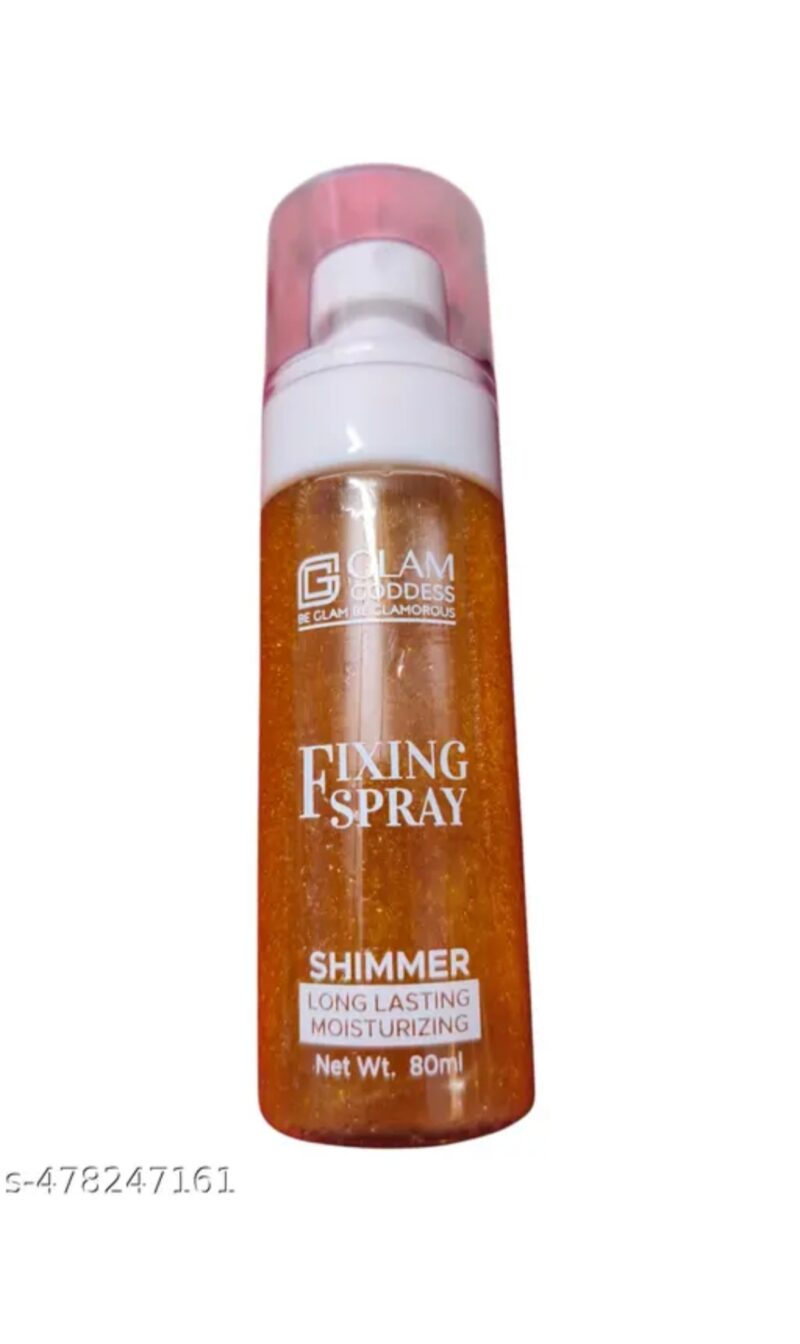 Glam Goddess Shimmer Fixing Spray – Long Lasting & Moisturizing, 80ml - Image 3