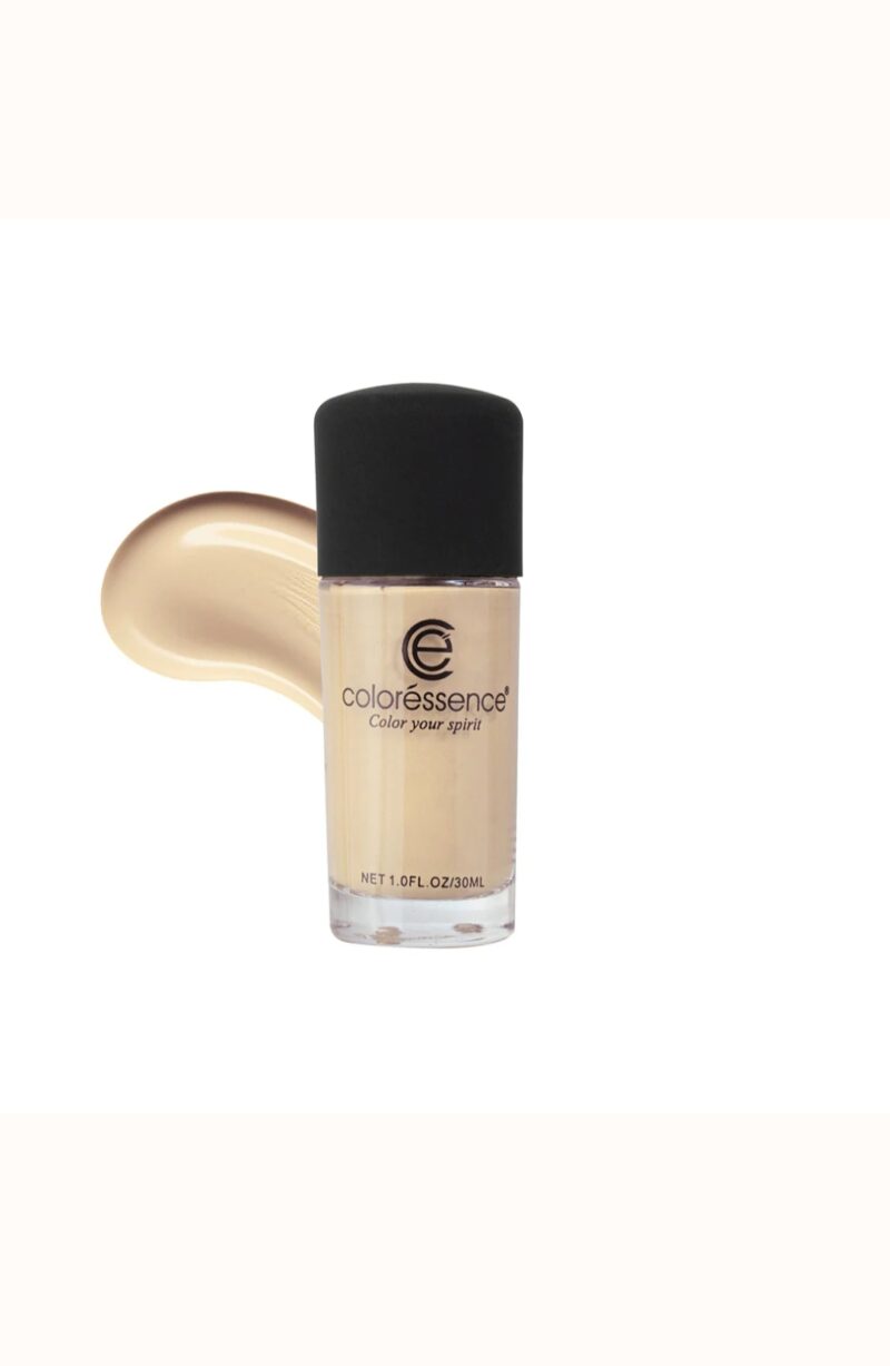 Coloressence Liquid Foundation, Deep Coverage Lightweight Formula - Medium Beige (Radiant Finish - Image 2