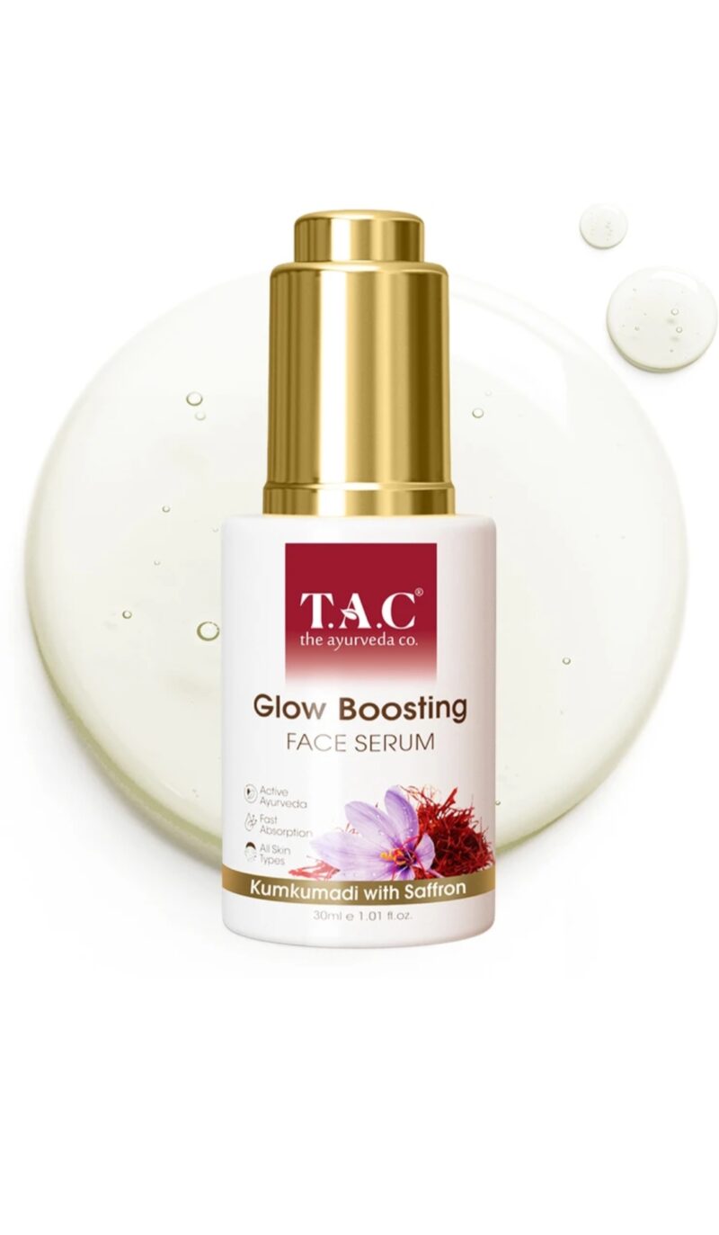 TAC - The Ayurveda Co. Kumkumadi Radiant Glow Duo - Kumkumadi Face Moisturizer & Face Serum (50Ml + 30Ml)