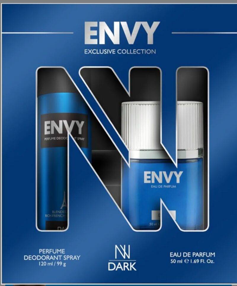 ENVY DARK Gift Pack - Deodorant 120ML + Perfume 50ML | Long Lasting Fragrance for Men 33% off