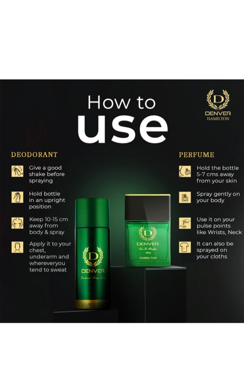 Denver Men's Perfume & Deodorant Gift Pack - Premium Collection - Image 2