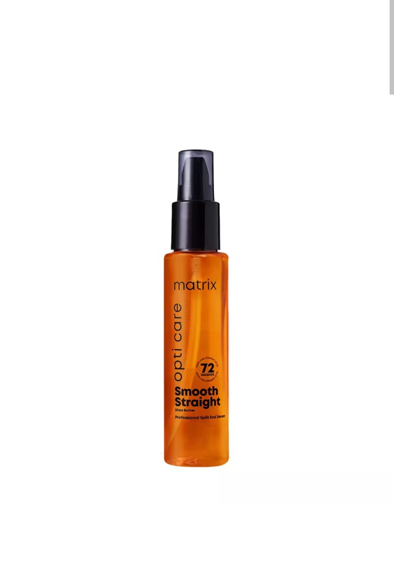 MATRIX Opti.Care Smoothly Straight Professional Serum for Frizzy, Unmanageable Hair | 96Hr Frizz Control* | Used by 1 Lakh Hairstylists | with Shea Butter, 100ml
