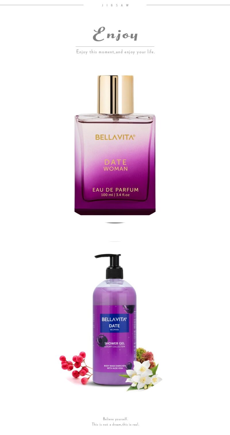 BellaVita Date Woman – Elegant Perfume & Shower Gel Duo
