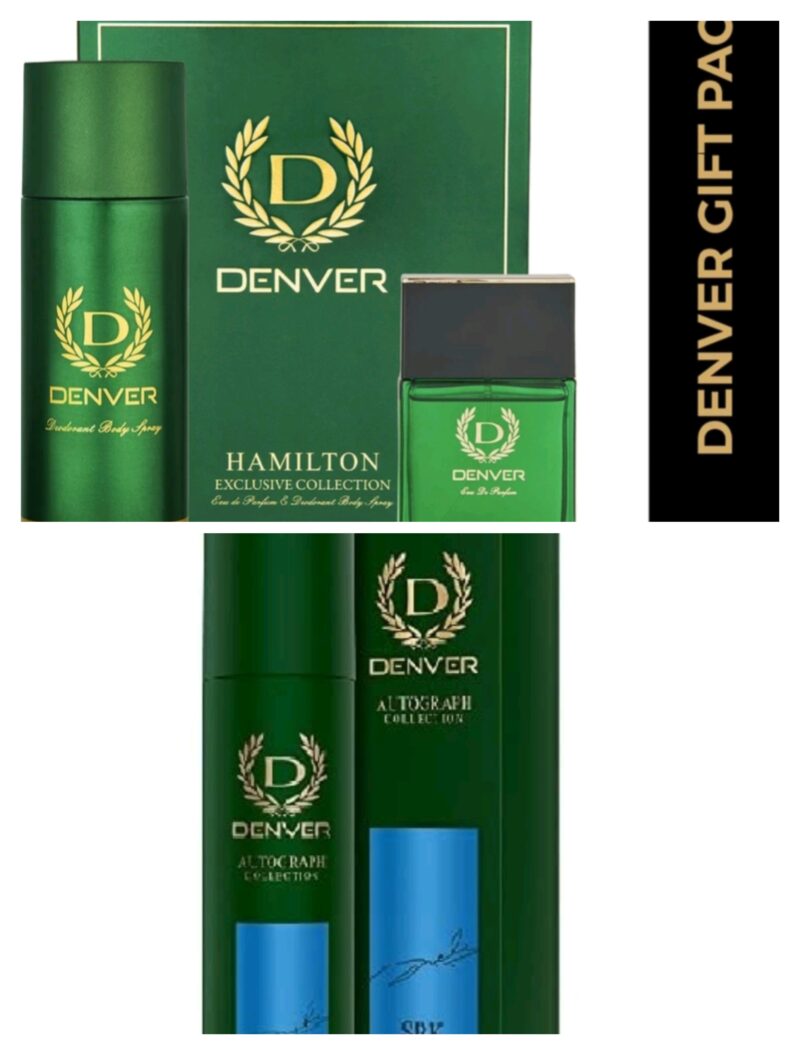 Denver Men's Perfume & Deodorant Gift Pack - Premium Collection