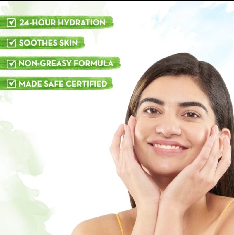 Mamaearth Aloe Vera Skincare Combo – Oil-Free Moisturizer & Night Cream - Image 4