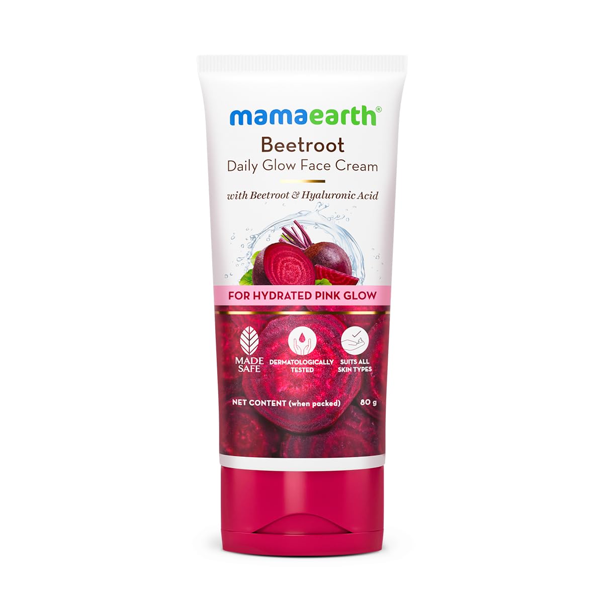 Mamaearth Beetroot Face Wash | Gentle Cleansing | Brightens & Refreshes Skin | 100ml