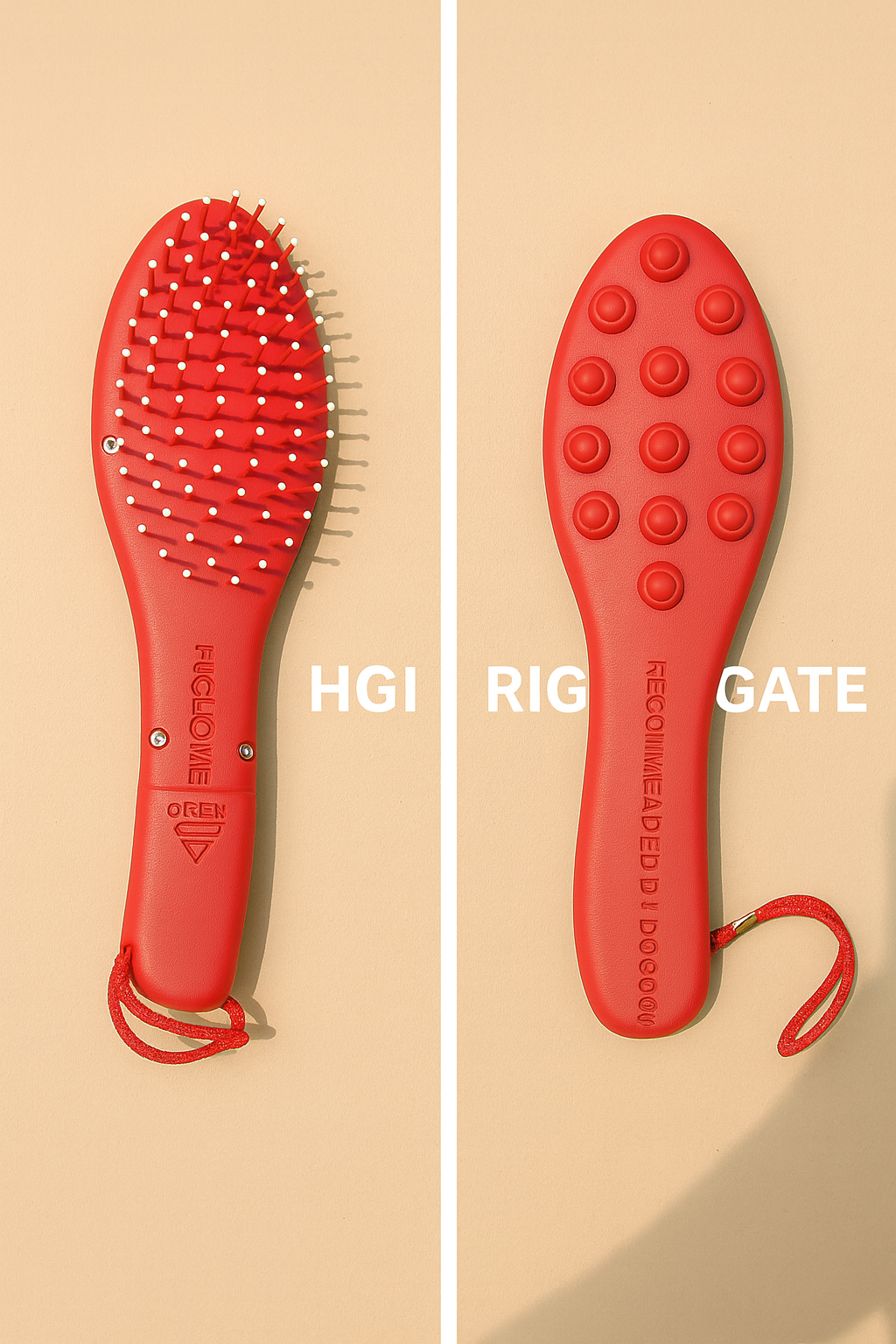 Acupressure Magnetic Hair Brush | Head & Scalp Massager | Vibrating Hair Brush for Relaxation & Hair Growth" - Image 4