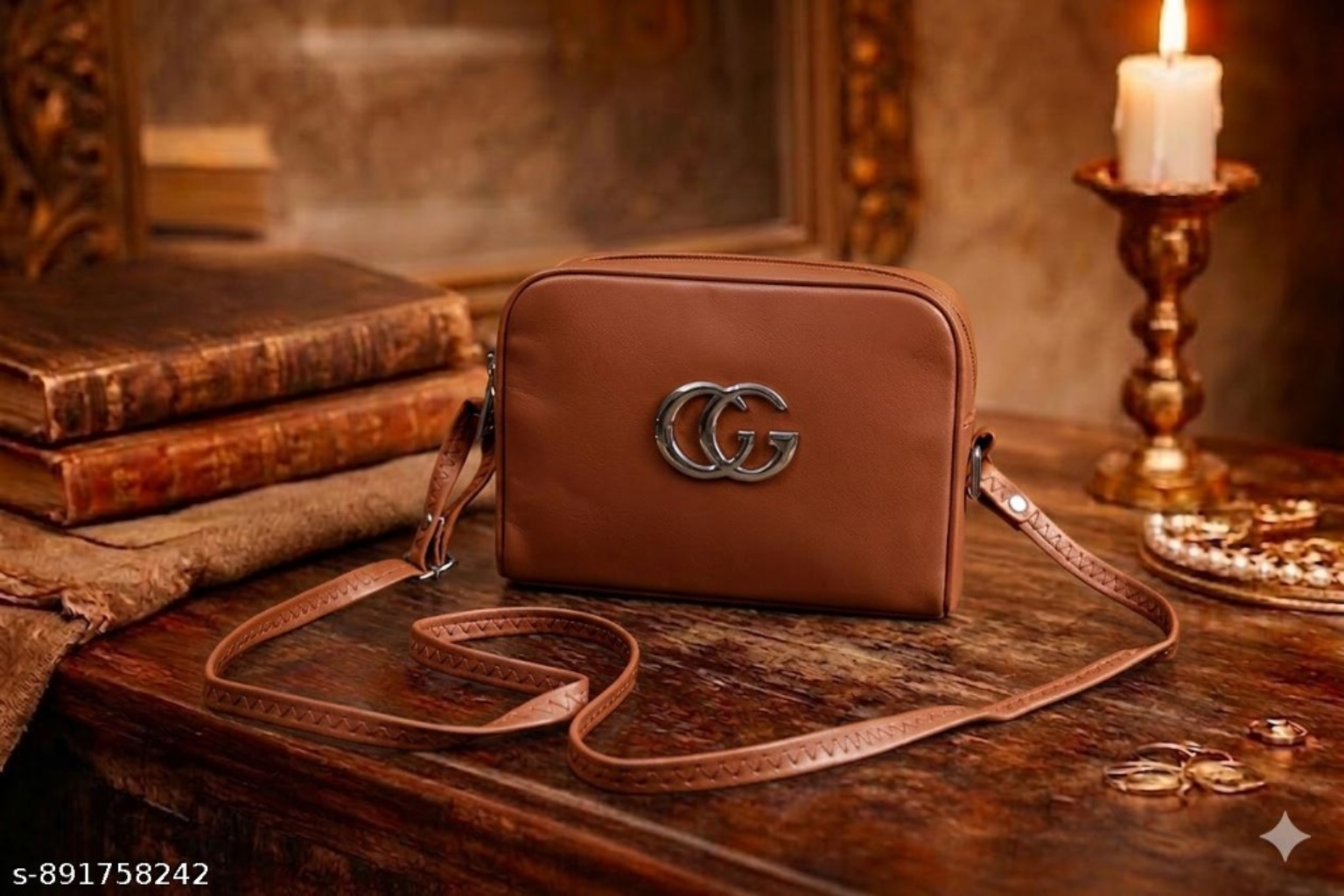 Brown Crossbody Bag for Women Stylish Sling | CosmeticMart