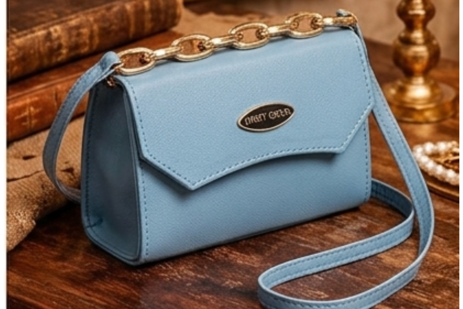 Stylish Blue Sling Bag for Women Daily Use | CosmeticMart
